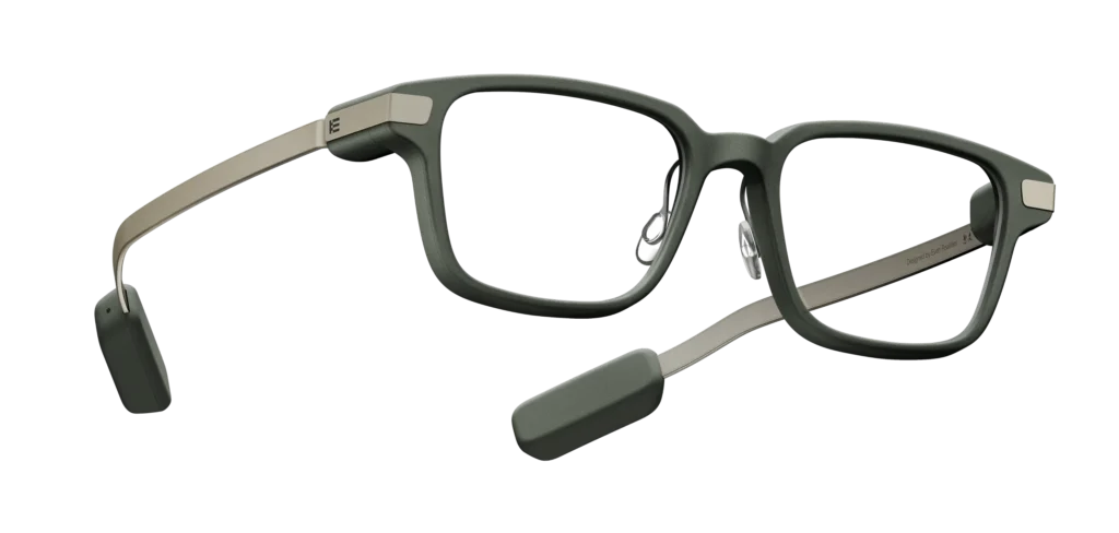 even g2 b smart glasses three quarter view greenedit